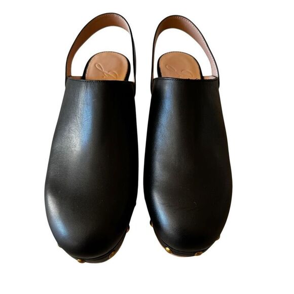 J. Crew Factory Black Heeled Clogs - Picture 2 of 14